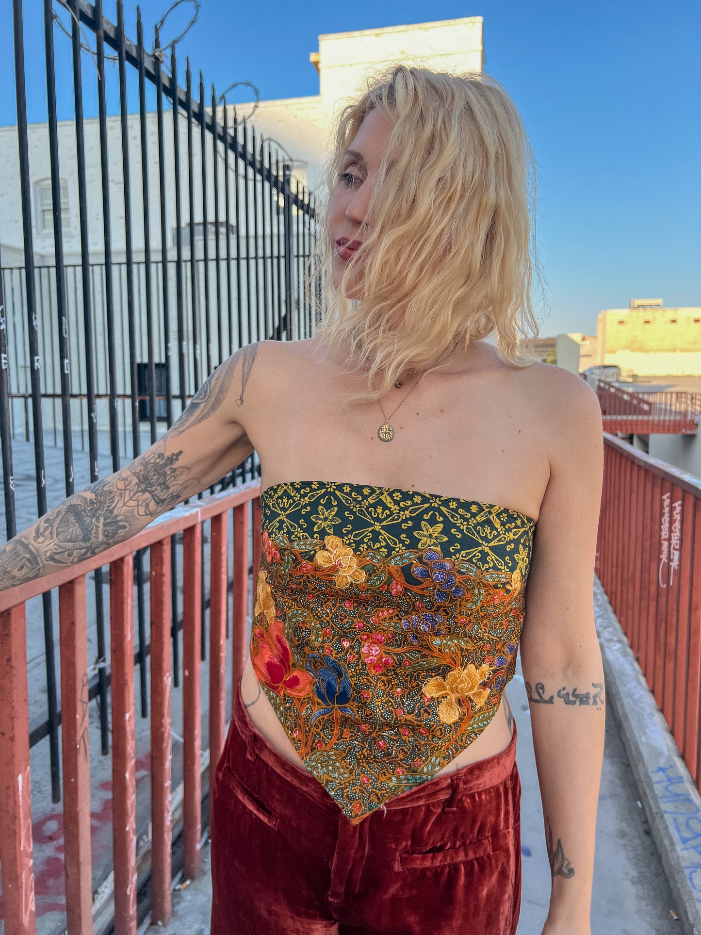 70’s BATIK BANDANA TOP