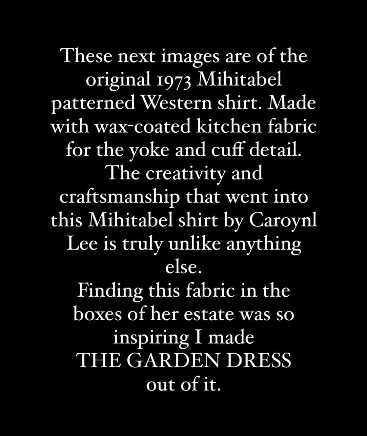 MADE TO ORDER 'THE GARDEN' DRESS