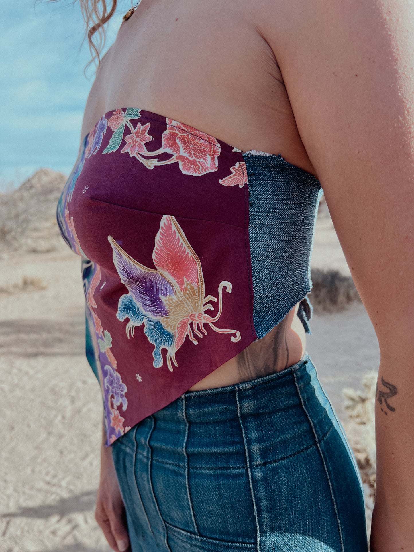 SUNSET BANDANA TOP