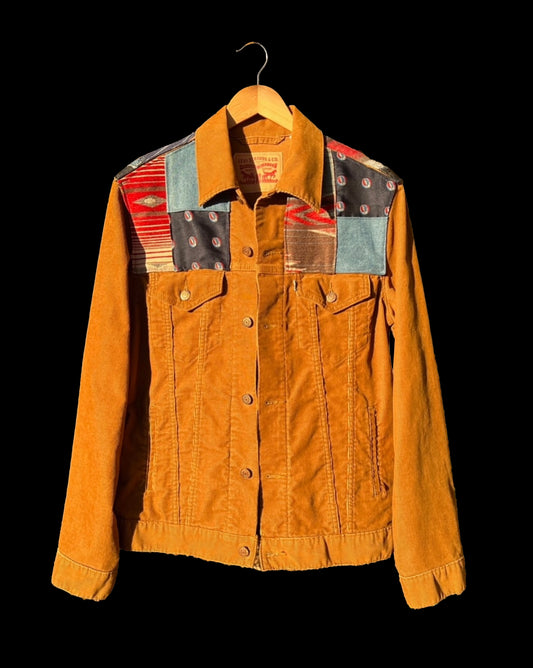 HEALY STEALIE PATCHWORK WOVENFREE + BRC VINTAGE LEVI'S JACKET