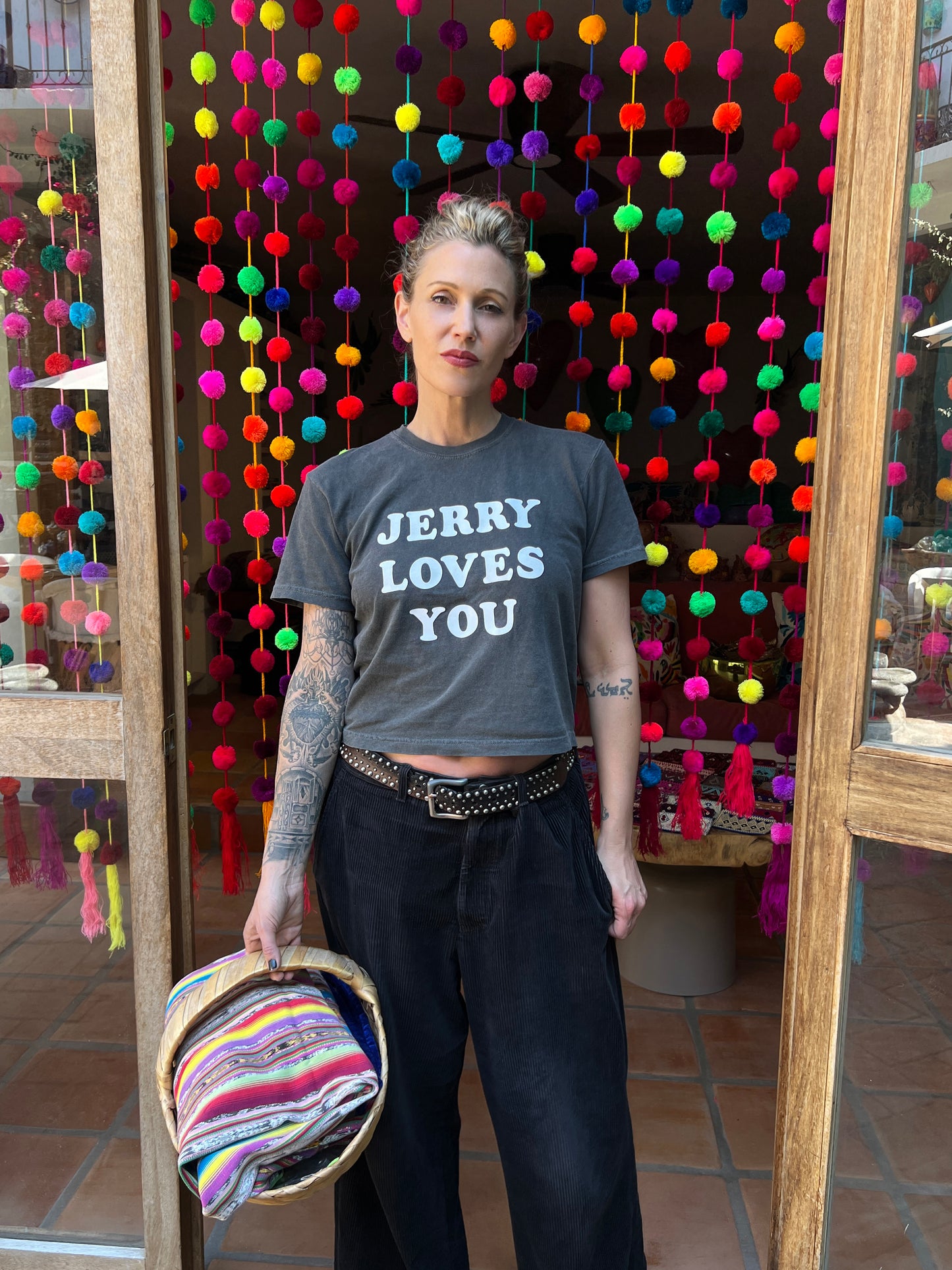 JERRY LOVES YOU TEE (BOXY CROP)