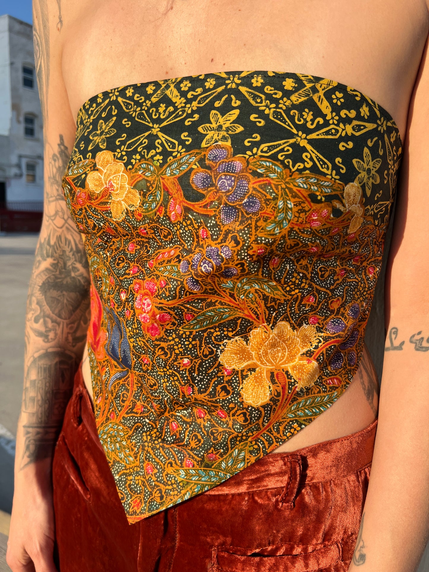 70’s BATIK BANDANA TOP