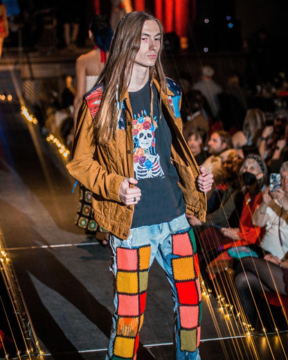 HEALY STEALIE PATCHWORK WOVENFREE + BRC VINTAGE LEVI'S JACKET