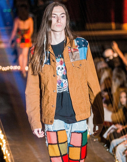 HEALY STEALIE PATCHWORK WOVENFREE + BRC VINTAGE LEVI'S JACKET