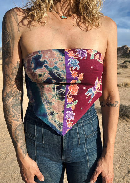 SUNSET BANDANA TOP