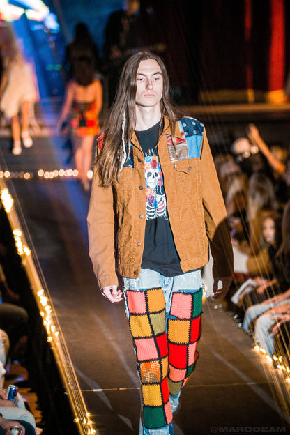 HEALY STEALIE PATCHWORK WOVENFREE + BRC VINTAGE LEVI'S JACKET