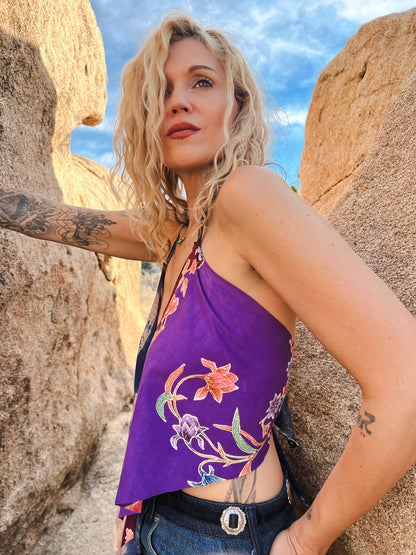 THE SPIN HALTER TOP