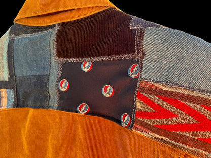 HEALY STEALIE PATCHWORK WOVENFREE + BRC VINTAGE LEVI'S JACKET